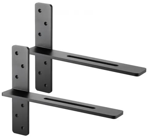 VEVOR 2 Pcs Shelf Brackets 16 inch / 406.4 mm Heavy Duty Floating Shelf Brackets