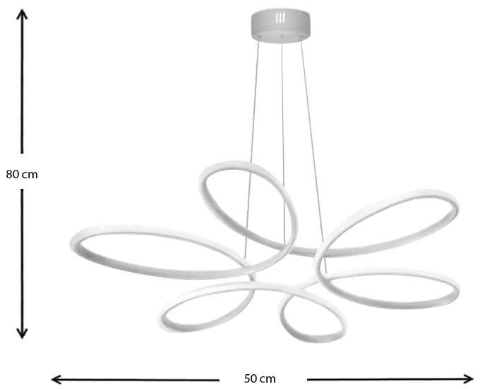 ΦΩΤΙΣΤΙΚΟ ΟΡΟΦΗΣ LED HERRING MEGAPAP ΜΕΤΑΛΛΙΚΟ ΧΡΩΜΑ ΛΕΥΚΟ 65X65X58ΕΚ.