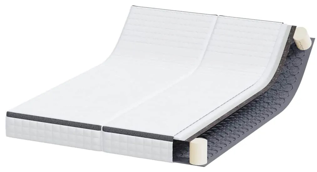 vidaXL Στρώμα 2 pcs Λευκό και Γκρι 80 x 200 cm Σαμπρέλα Bonell