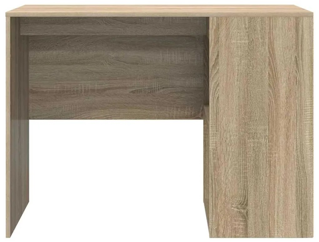 vidaXL Γραφείο με ράφι Sonoma Δρυς 102 x 50 x 75 εκ Επεξεργασμένο ξύλο