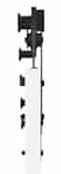 vidaXL Συρόμενη Πόρτα ORKDAL Λευκό 78 x 232 cm Μασίφ ξύλο πεύκου