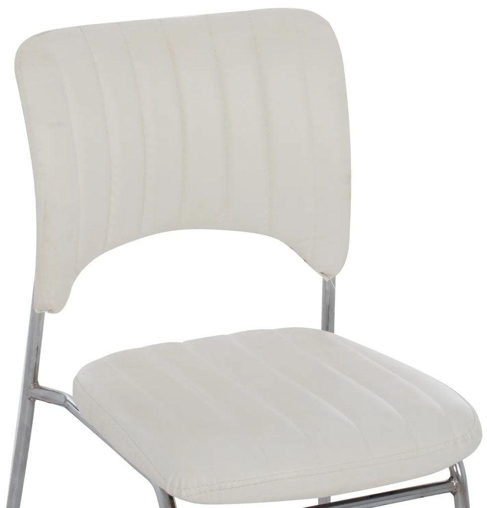 ΚΑΡΕΚΛΑ QUENTI HM1071.02 ΛΕΥΚΗ 52x60x85 εκ.