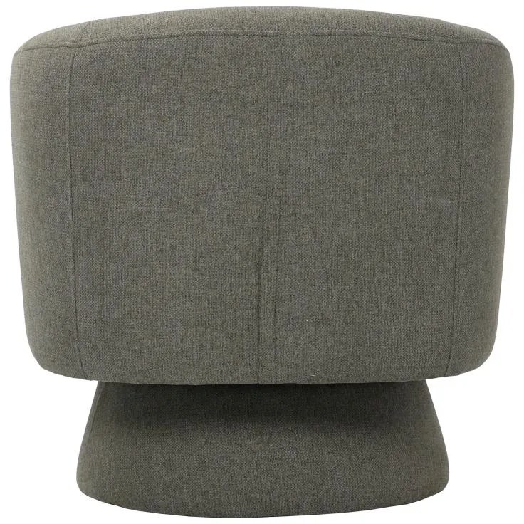 Πολυθρόνα περιστρεφόμενη Kreslo ύφασμα σε πράσινη απόχρωση 78x81x77εκ 78x81x77 εκ.