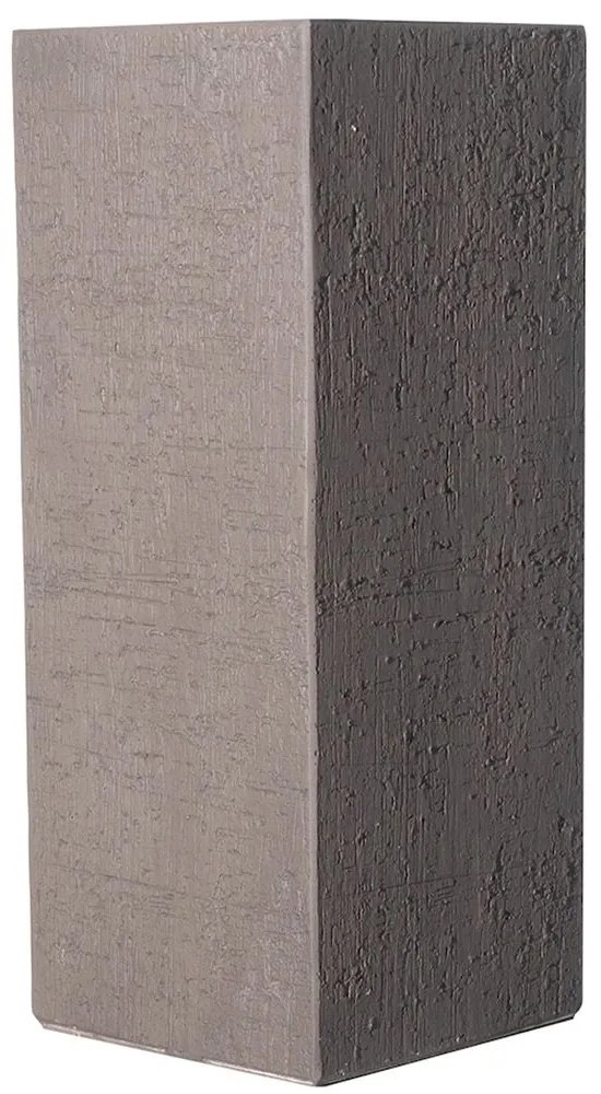 Γλάστρα Πήλινη Golden C-0070-8 L 35x35x65cm Brown Supergreens Πηλός
