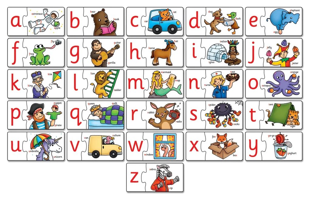 Puzzle Jigsaw Orchard Toys "Alphabet Match"