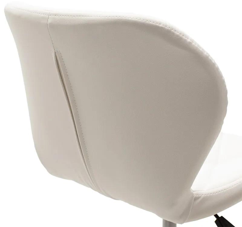 Καρέκλα γραφείου εργασίας Frea II pakoworld PU λευκό