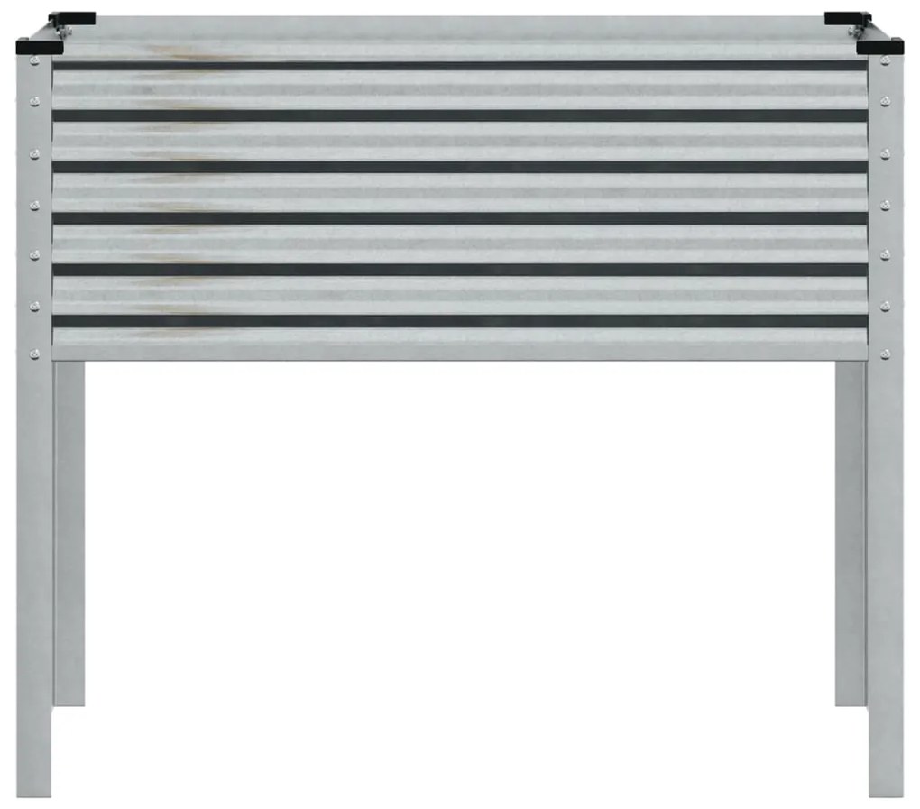 vidaXL Ζαρντινιέρα Κήπου 100x45x90 εκ. Γαλβανισμένο Χάλυβα