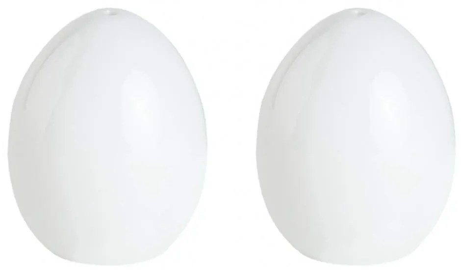 Αλατιέρες Eggs (Σετ 2Τμχ) RD0016615 3x4cm White Raeder Porcelain