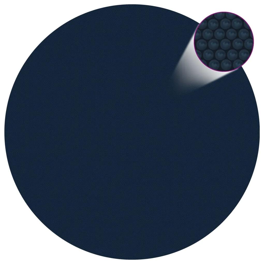 Κάλυμμα Πισίνας Ηλιακό Μαύρο/Μπλε 527 εκ. από Πολυαιθυλένιο