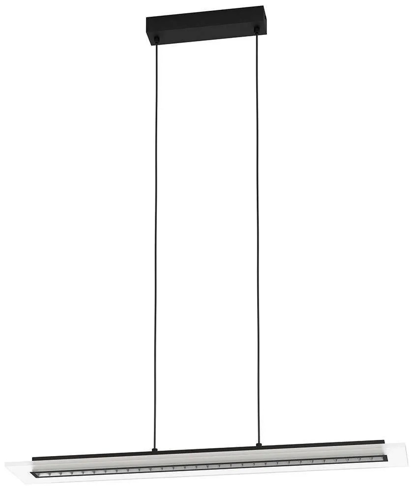 Φωτιστικό Οροφής - Ράγα Buacita 39901 90x16x150cm Dim Led 14W 3000K Black Eglo Steel,Plastic