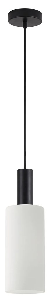 Φωτιστικό Οροφής  SE21-BL-4-GL3 ADEPT TUBE Black Pendant White Glass+ - 51W - 100W - 77-8561