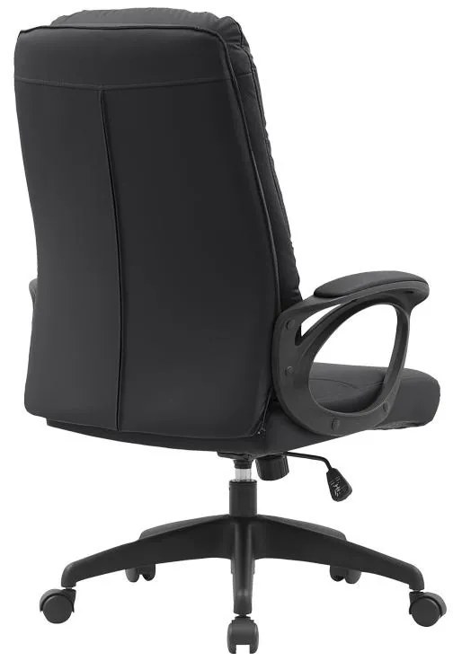 Καρέκλα Γραφείου Enfiria σε PU Μαύρη 66x66x122εκ. 66x66x110 εκ.