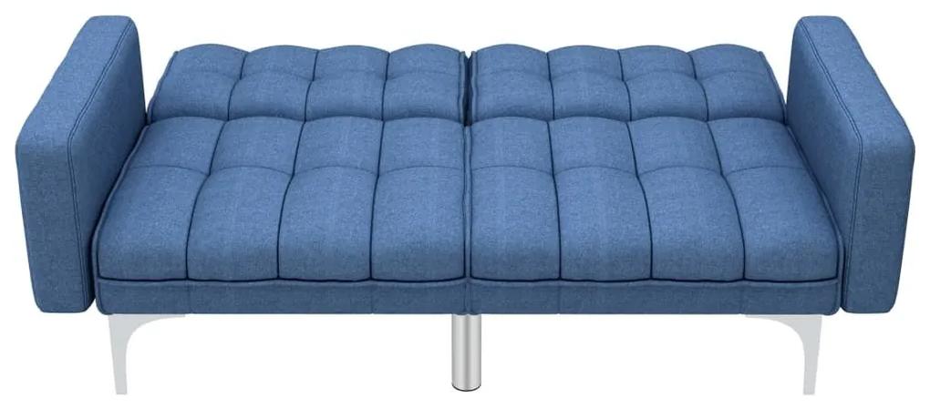 Καναπές - Κρεβάτι Μπλε Υφασμάτινος - Μπλε