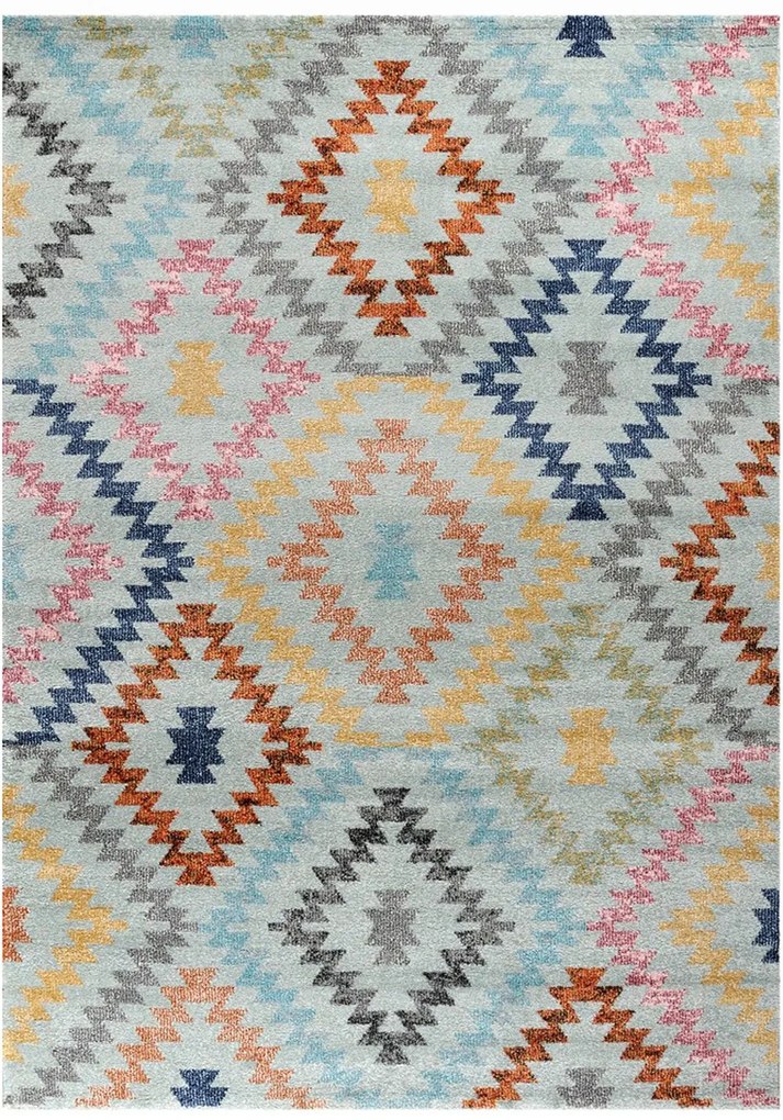 Χαλί Palmas 37933-131 Blue-Multi Merinos 200X290cm