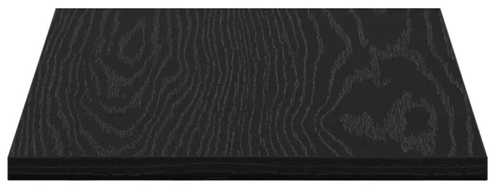 vidaXL Ράφι Βιβλίων 4 pcs Μαύρο 40 x 30 x 1.5 cm Επεξεργασμένο ξύλο