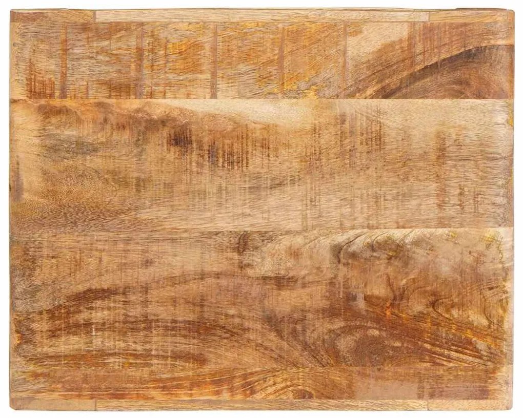 vidaXL End Table με ράφι Καφέ 40 x 32 x 46 εκ Στερεό ξύλο μάνγκο