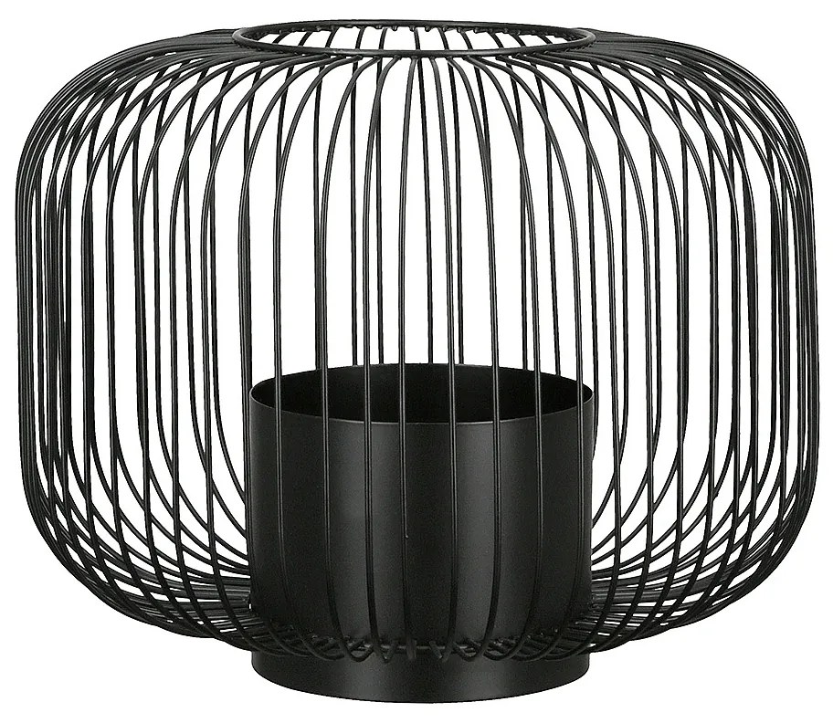 Φανάρι ArteLibre Μαύρο Μέταλλο 26.5cm-05160735