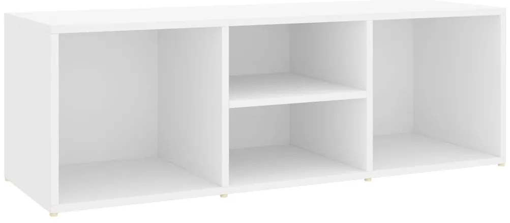 vidaXL Πάγκος Αποθήκευσης Παπουτσιών Λευκός 105x35x35 εκ. Επεξ. Ξύλο