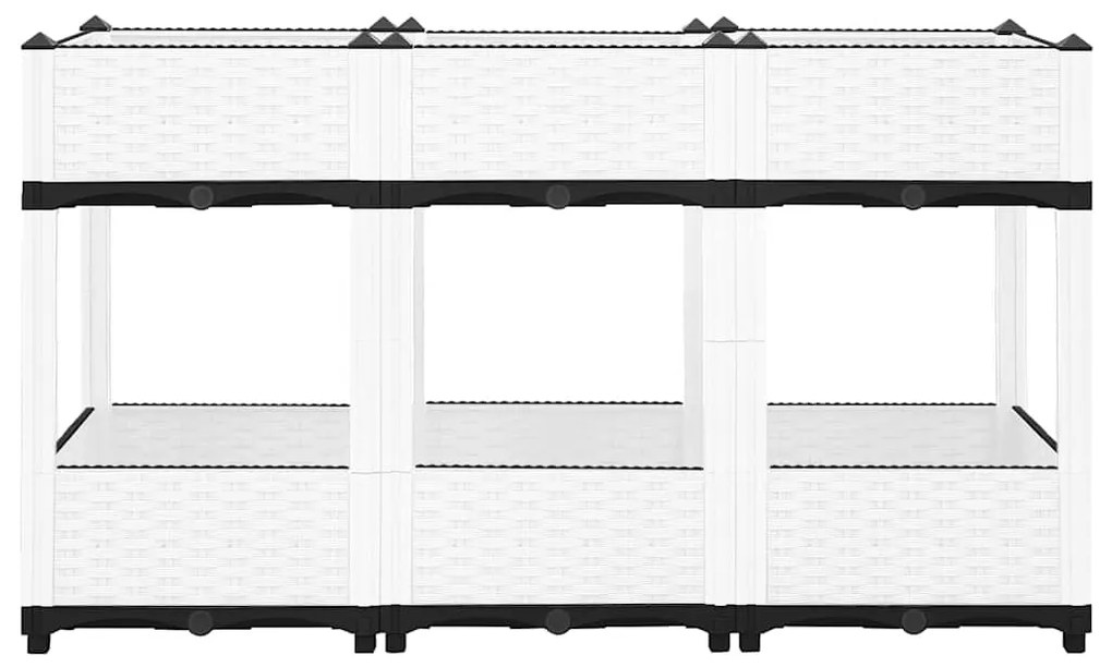 vidaXL Ζαρντινιέρα 120 x 40 x 71 εκ. από Πολυπροπυλένιο