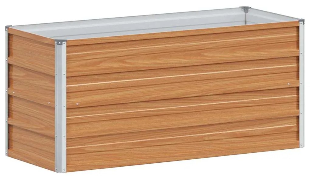 vidaXL Υπερυψωμένη Ζαρντινιέρα Ανοιχτό καφέ 100 x 40 x 45 cm