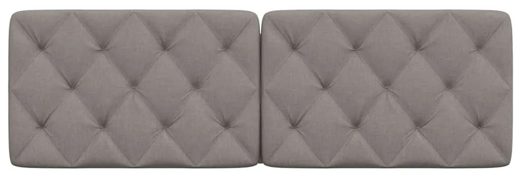 vidaXL Μαξιλάρι για Κεφαλάρι Taupe 160 εκ. Υφασμάτινο