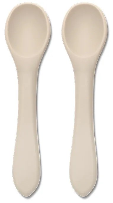 Σετ Κουτάλια Σιλικόνης 2Τμχ. Beige 10230690005  Lorelli
