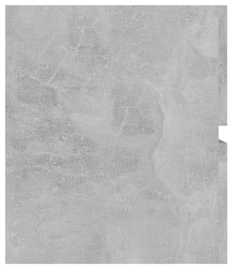 Ντουλάπι Νιπτήρα Γκρι Σκυροδέματος 100x38,5x45 εκ. Επεξ. Ξύλο 804768