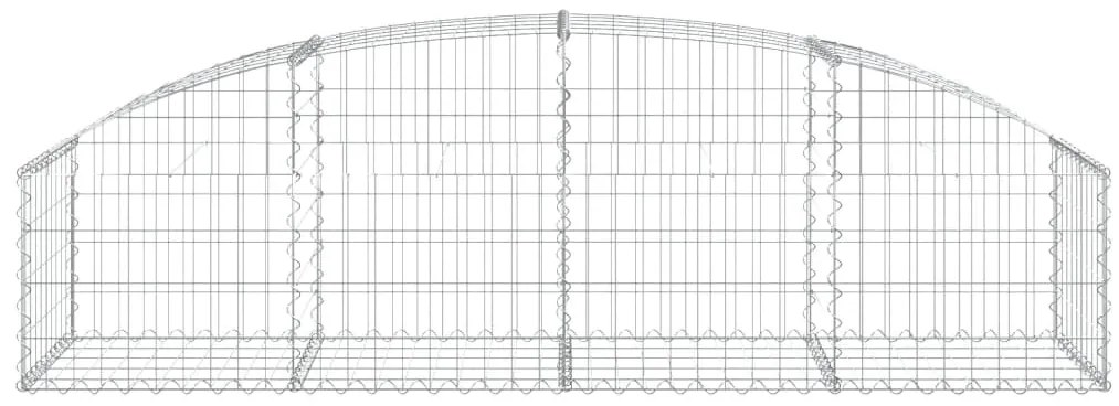 vidaXL Συρματοκιβώτιο Τοξωτό 200x50x40/60εκ. από Γαλβανισμένο Χάλυβα