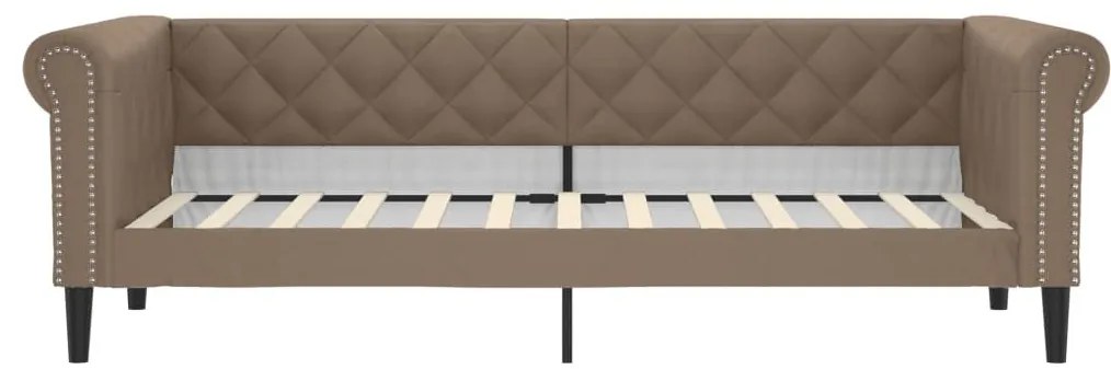 Καναπές Κρεβάτι Καπουτσίνο 80 x 200 εκ. από Συνθετικό Δέρμα - Καφέ