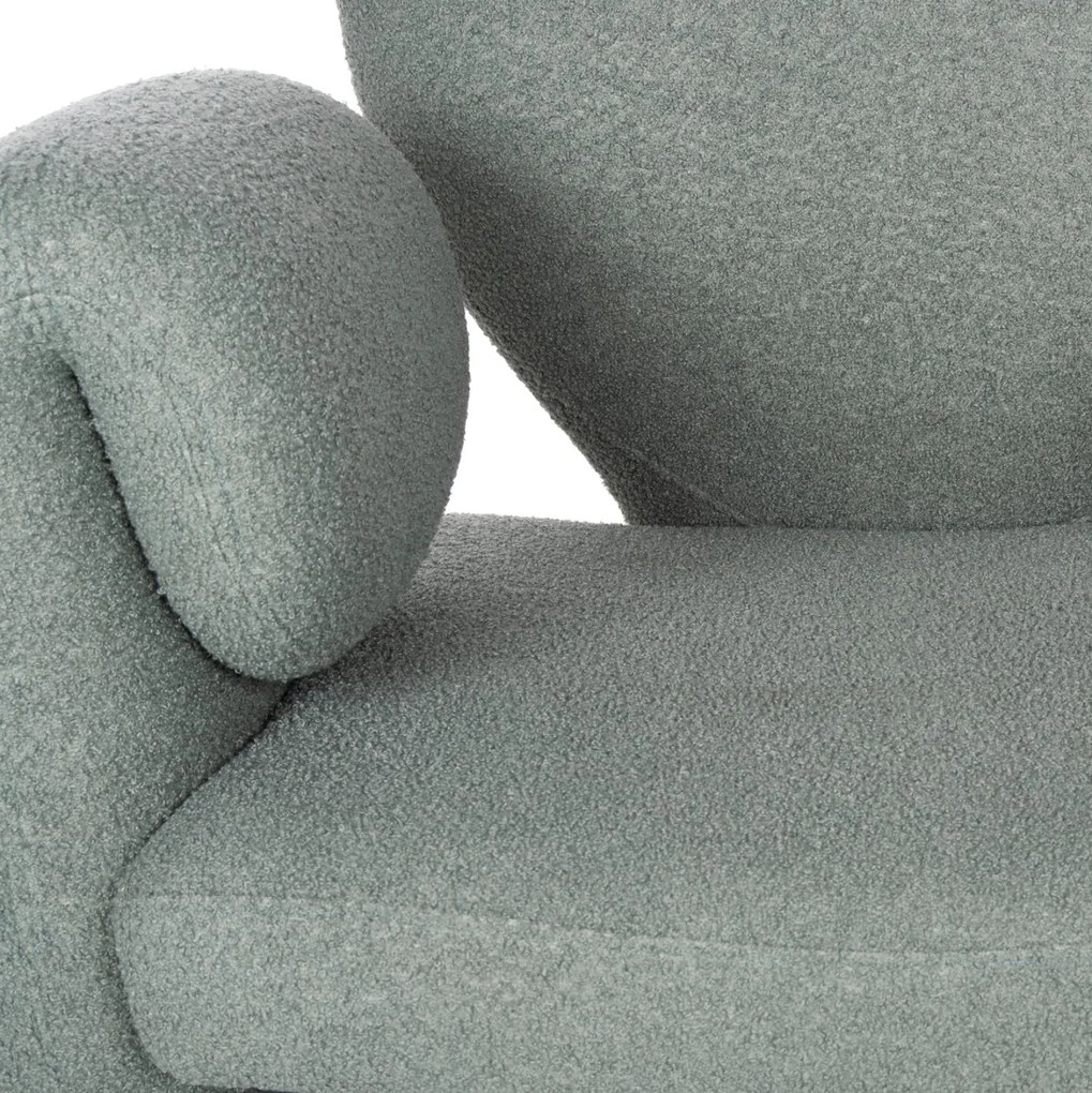 Πολυθρόνα HARTT C9777.07 Φυστικί Teddy Ύφασμα 84x74x87Yεκ. 84x74x87 εκ.