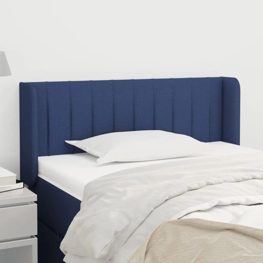 vidaXL Κεφαλάρι με Πτερύγια Μπλε 83x16x78/88 εκ. Υφασμάτινο