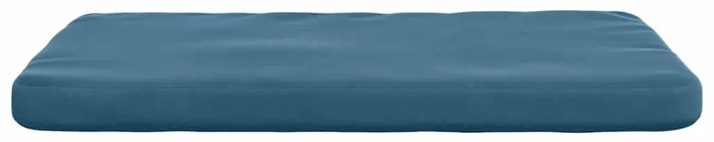 vidaXL Μαξιλάρια καθισμάτων 4 pcs Μπλε 40 x 40 x 3 cm Βελούδο
