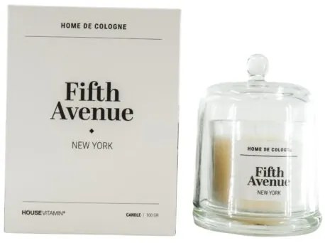 Beauty Home Αρωματικό Κερί  Γυάλινο 100gr  NewYork 6 x 6,5 cm