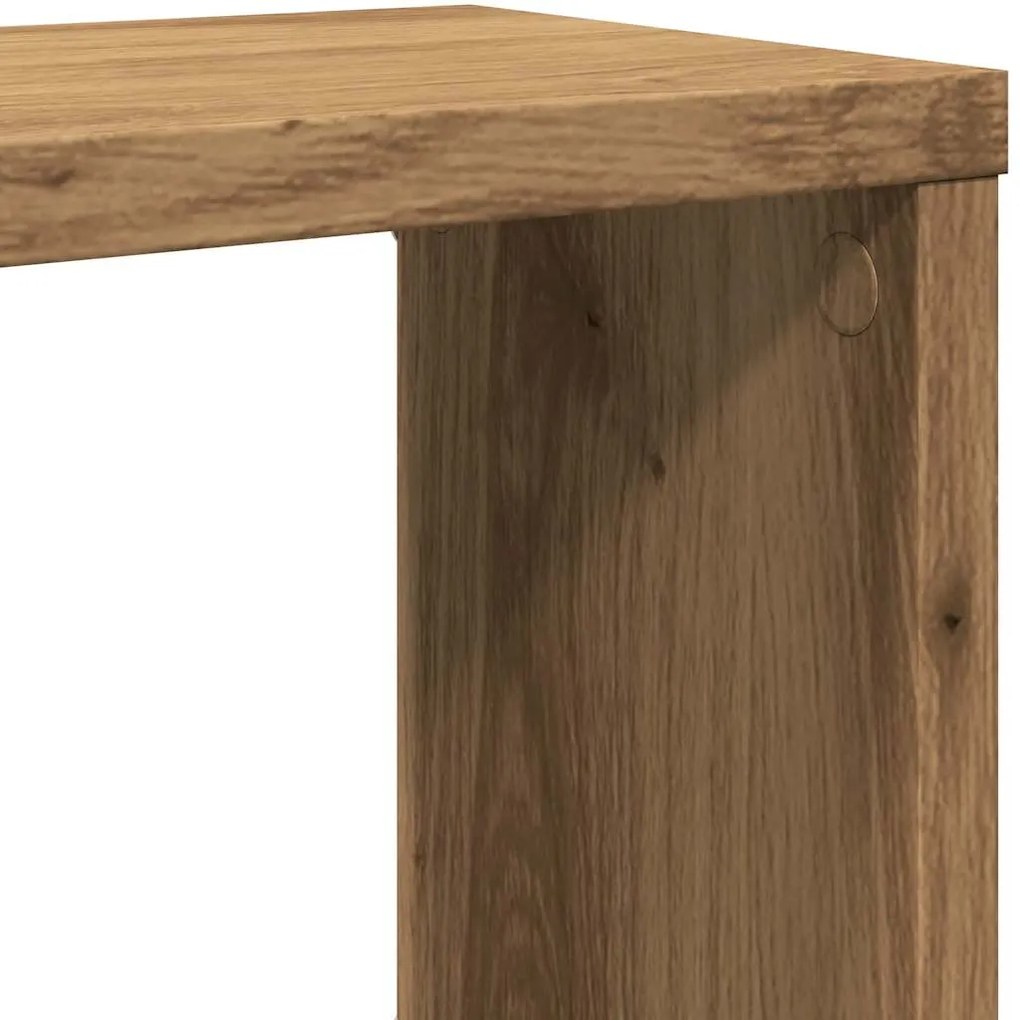 Ράφια κύβων τοίχου 6 τεμάχια Artisan Oak Κατασκευασμένο ξύλο - Καφέ