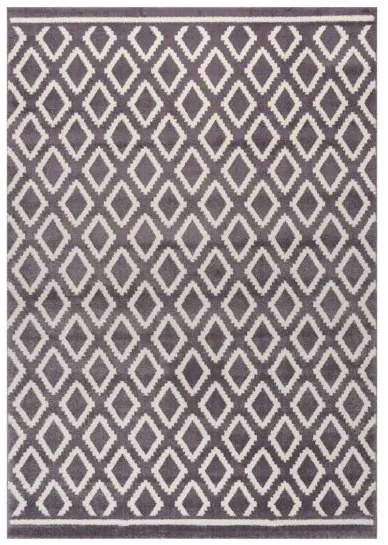 Beauty Home Χαλί Vibe Art 9578 133x190 Lila White Λιλά Λευκό