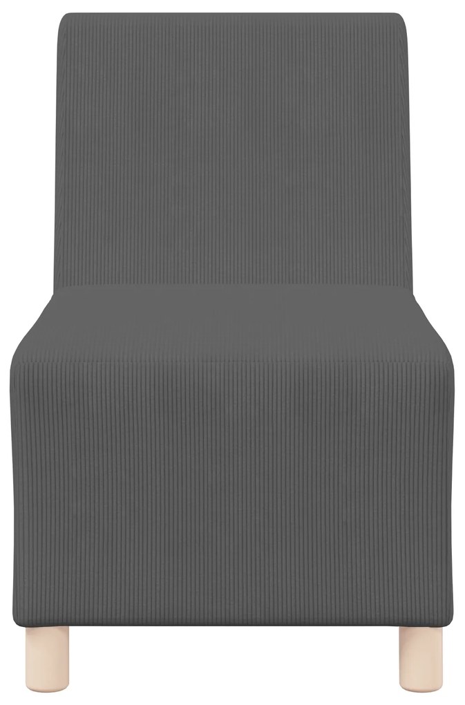 vidaXL Καθίσμα Σαλονιού Σκούρο γκρι 55 x 74 x 82 εκ. Βελούδο