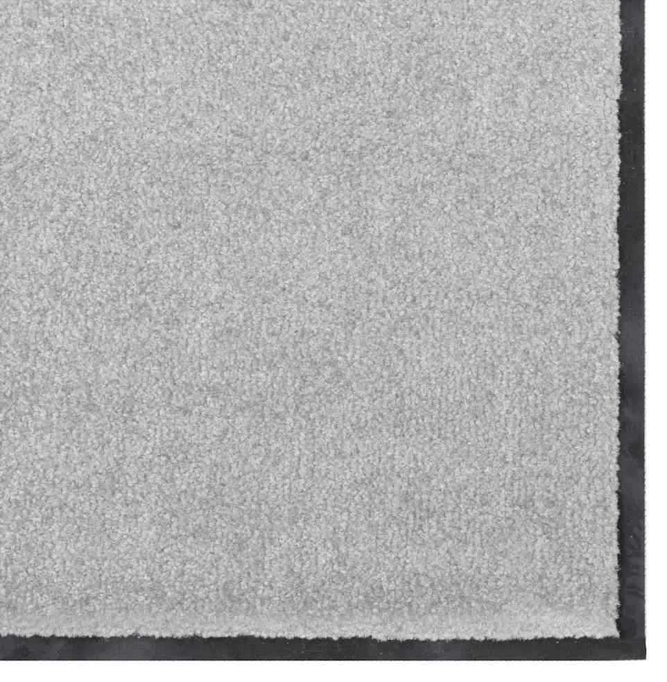 vidaXL Χαλάκι Εξώπορτας Γκρι και Μαύρο 120 x 300 cm