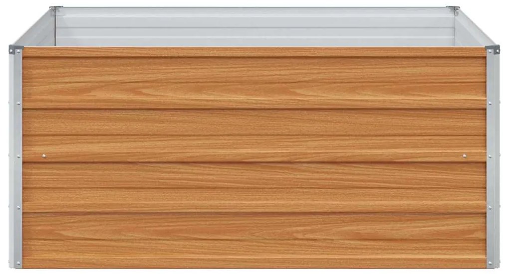 vidaXL Υπερυψωμένη Ζαρντινιέρα Ανοιχτό καφέ 100 x 100 x 45 cm