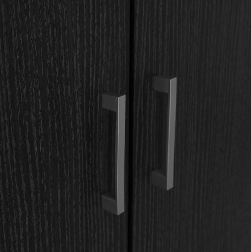 Ντουλάπα JENNA Δίφυλλη Ανοιγόμενη Zebrano 80x43x181 εκ. 80x43x181 εκ.