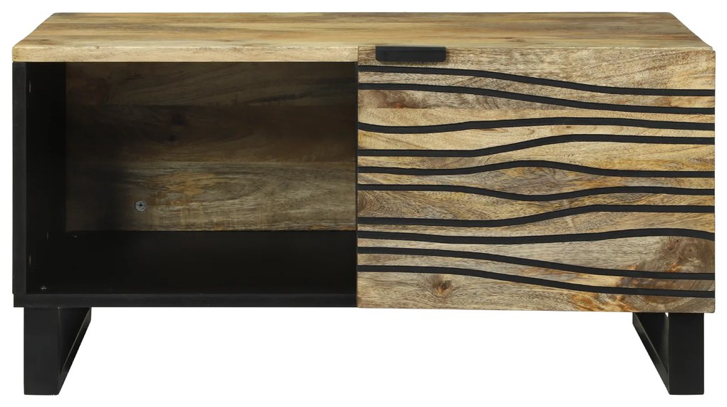 vidaXL Τραπεζάκια Σαλονιού Καφέ 80 x 50 x 40 cm Μασίφ ξύλο μάνγκο