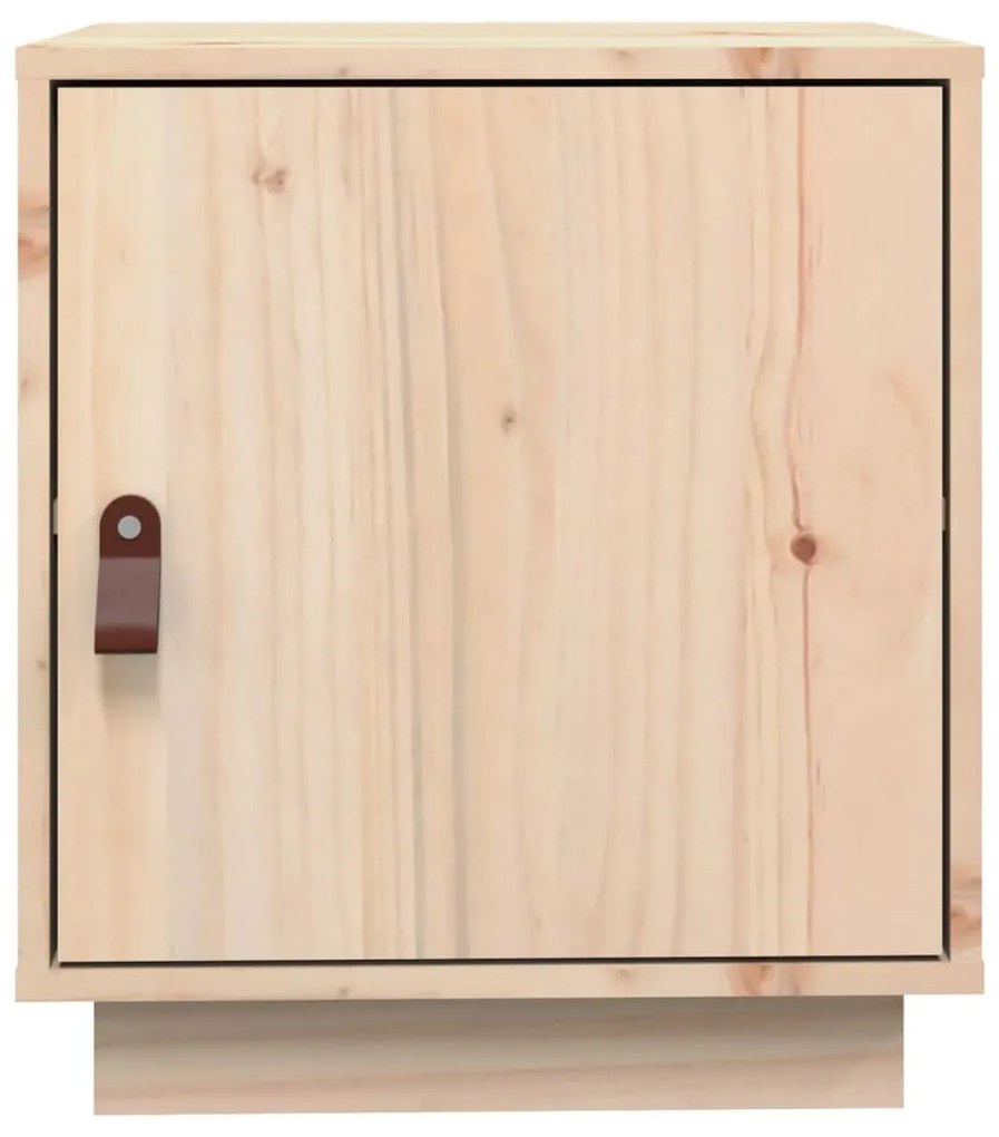 vidaXL Κομοδίνο 40 x 34 x 45 εκ. από Μασίφ Ξύλο Πεύκου