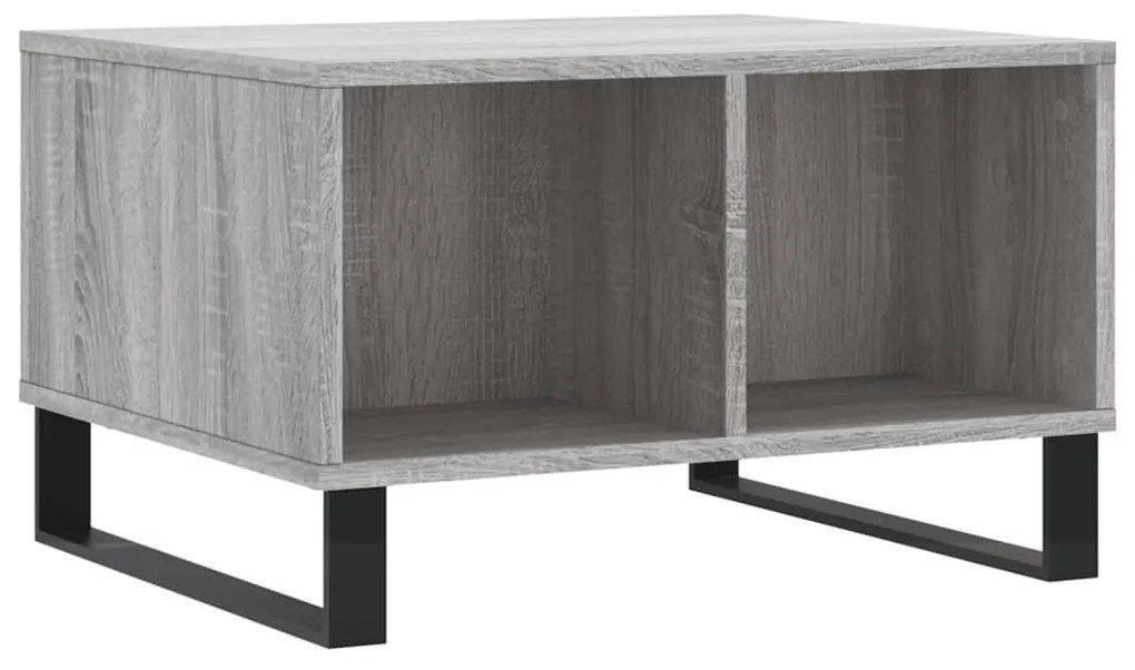 vidaXL Τραπεζάκι Σαλονιού Γκρι Sonoma 60x50x36,5εκ. Επεξεργασμένο Ξύλο