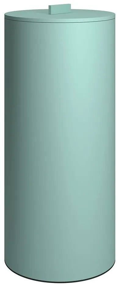 Καλάθι Απλύτων 30Lt 2560-913 25x60cm Matte Turquoise Pam&amp;Co Ανοξείδωτο Ατσάλι