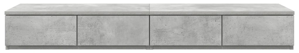 vidaXL Κομοδίνα Σκυρόδεμα Γκρι 120x36.5x16.5 εκ.