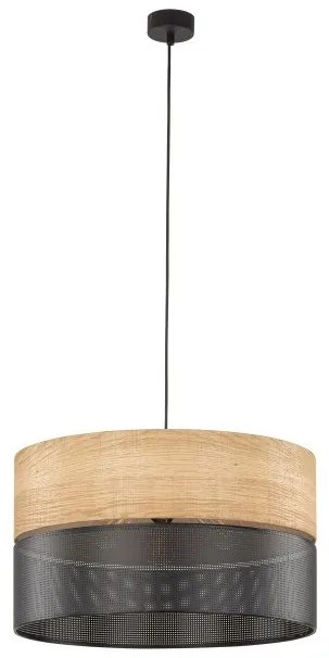 Κρεμαστό Φωτιστικό Οροφής 3xE27 15W IP20 Μαύρο Nicol 4798 TK Lighting-4798-Μαύρο 4798