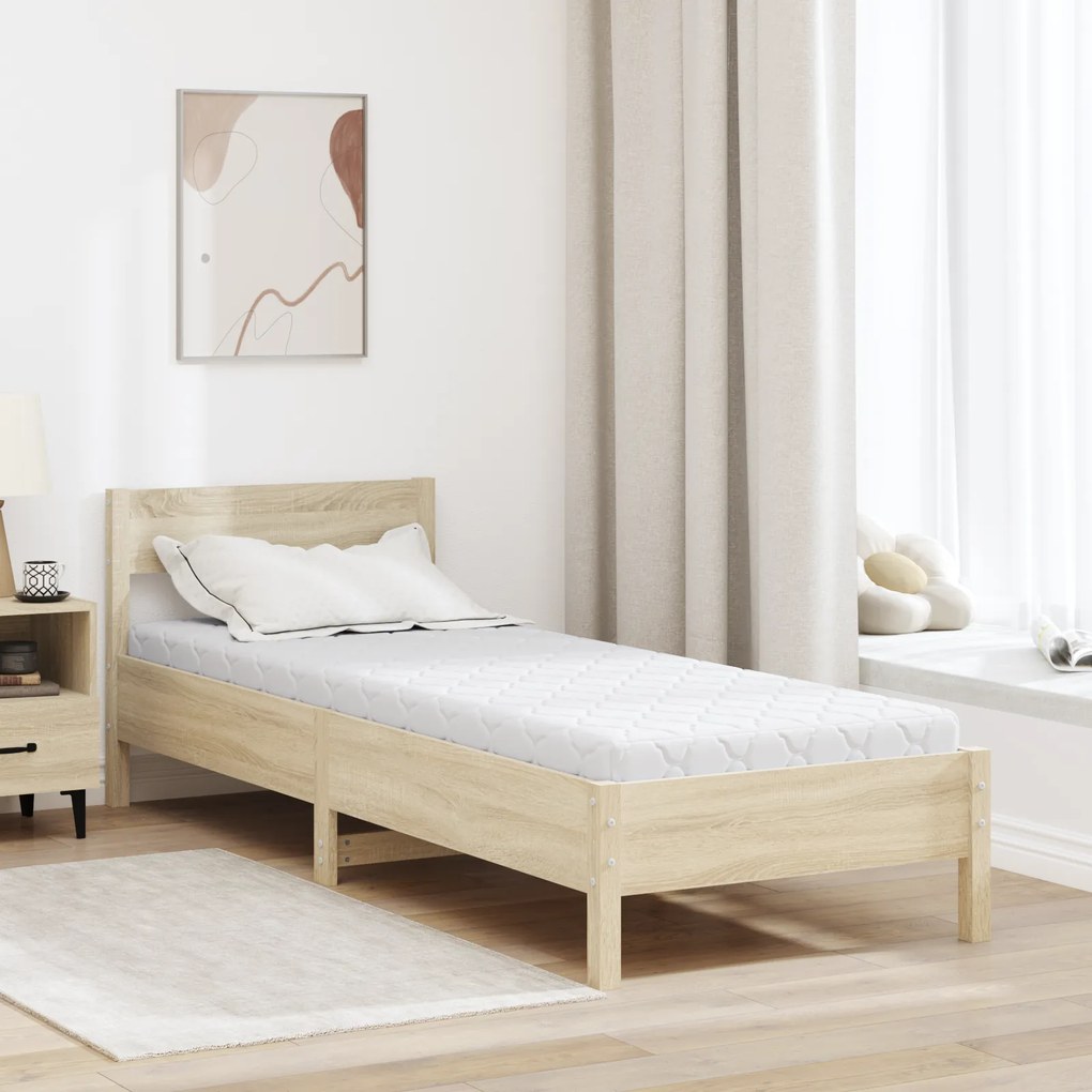 vidaXL Στρώματα Λευκό 160 x 80 εκ 100% ύφασμα πολυεστέρα