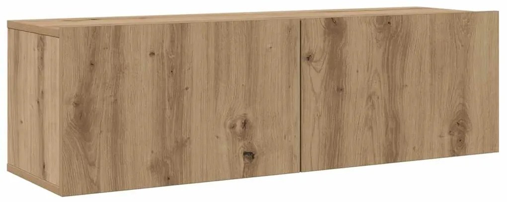 vidaXL Σετ επίπλου τηλεόρασης Επιτοίχιο 5 pcs artisan δρυς