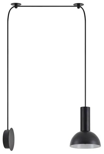 Κρεμαστό Φωτιστικό Οροφής 1xE27 Μαύρο Adept Tube 77-8817 Homelighting-77-8817-Μαύρο 77-8817