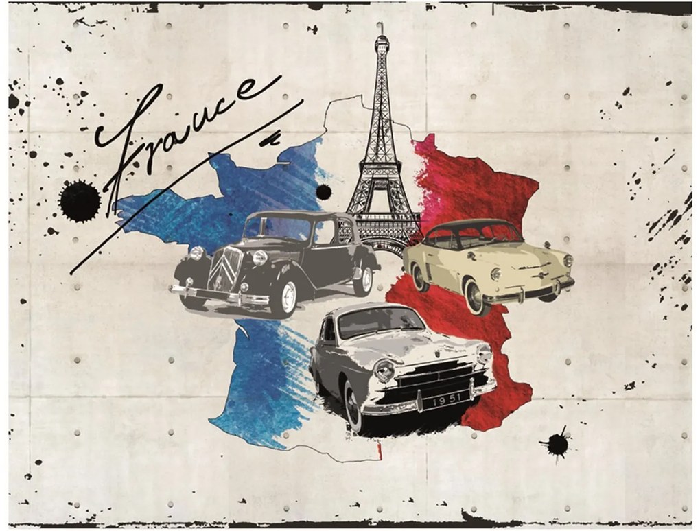 Φωτοταπετσαρία - Admirer of cars (France) 300x231