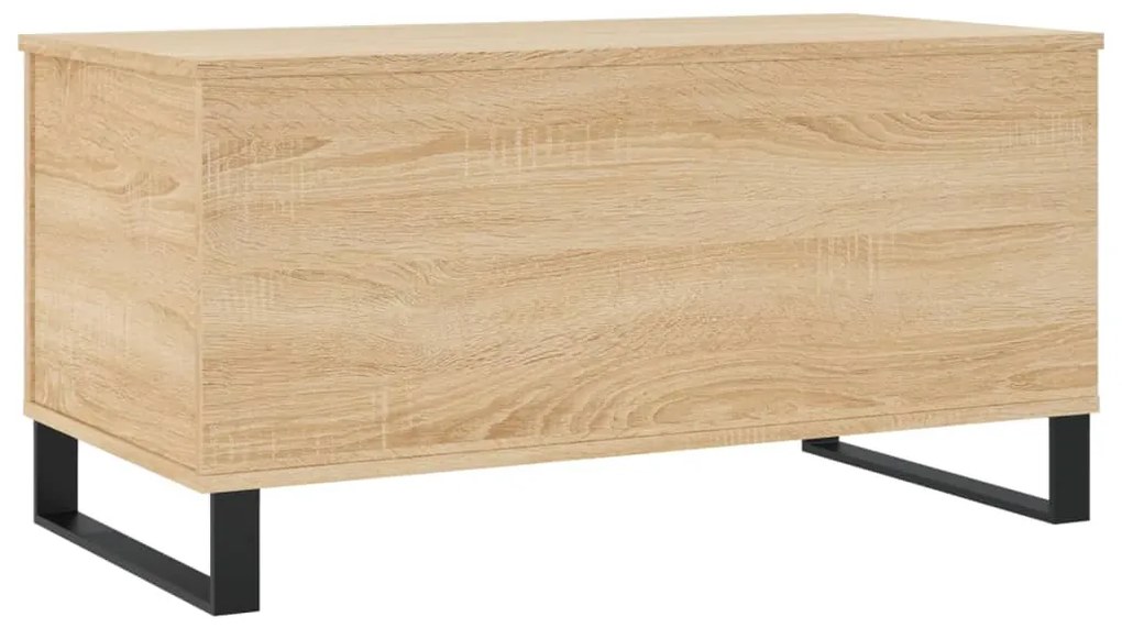 vidaXL Τραπεζάκι Σαλονιού Sonoma Δρυς 90x44,5x45εκ. Επεξεργασμένο Ξύλο